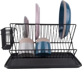 Čierny odkvapávač na riad PT LIVING