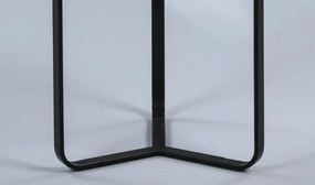 Okrúhly konferenčný stolík Boston 50 cm, černý