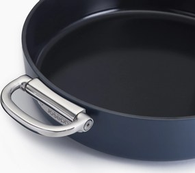 Panvice Space s ochrannými vložkami 24 cm + 28 cm sýto modré 3 diely