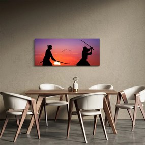 Obraz - Samuraji (120x50 cm)