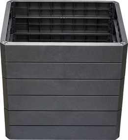 Garantia Ergo Quadro Vysoký záhon Stone M, plast, 60 × 80 × 75 cm, antracit
