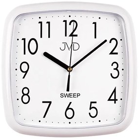 Hranaté nástenné hodiny JVD HP615.5 biele – kolekcia FUNKY