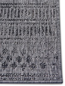NORTHRUGS - Hanse Home koberce Kusový koberec Twin Supreme 105417 Biri Night Silver – na von aj na doma - 160x230 cm