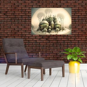 Obraz - Rozprávkové chalúpky (90x60 cm)