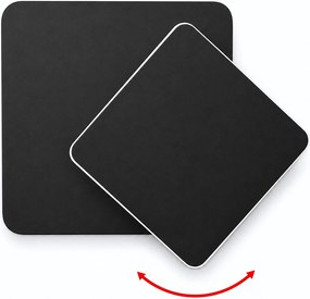 Toolight Toolight, LED nástenné svietidlo, 6cm, 8W, 3000K, 500lm, LHJ123-W, čierna matná, OSW-03277