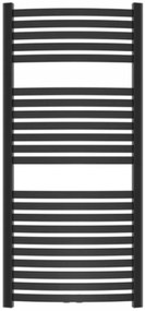 Invena Invena, kúpeľňový rebríkový radiátor 540x1200 mm 538W, čierna matná, UG-03-120-A