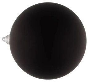 DECOLED Plastová guľa, d. 20 cm, čierna, matná