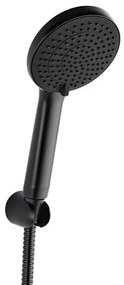 Sprchová hlavica s hadicou SAT čierna matná SATBSVS31C, 1 ks