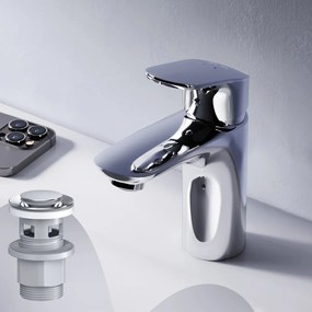 Umývadlová batéria AM.PM Like FLA82100 jednopáková s odtokovým ventilom, chróm