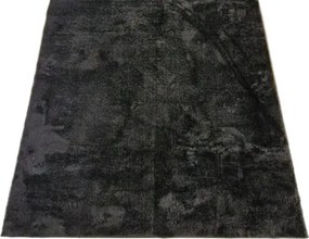 HU Koberec Plush Deluxe Antracitový Rozmer: 120x170 cm