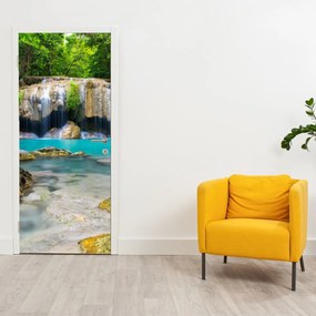 Fototapeta na dvere - Vodopády (95x205cm)