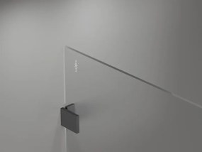 Mexen Lunar sprchová stena pravá 130 x 200 cm, 8mm číre sklo, brúsený grafit, 830-130-000-66-00-P