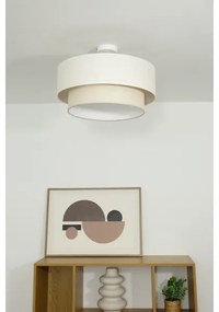 Prisadený luster NATIA 1xE27/60W/230V, krémový