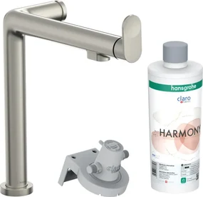 Hansgrohe Aqittura M91, filterSystem 240, 1jet, štartovacia sada, vzhľad nerezu, HAN-76802800