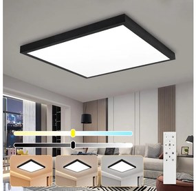 Brilagi-LED Dimmovateľné kúpeľňové svietidlo FRAME SMART LED/50W/230V IP44 čierne+DO BG0702