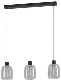 Eglo 901121-LED RGBW Stmievateľný luster na lanku MOLOCHIO-Z 3xLED/3,7W/230V šedá