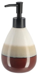 TENDANCE Dávkovač mydla Tricolor, kombinácia farieb/s čiernymi prvkami, 370 ml