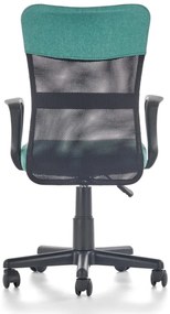 Detská otočná stolička TIMMY tyrkysovočerná