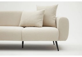 Rohová sedacia súprava do L PISA krémová ľavá