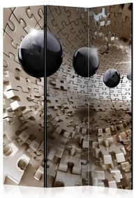 Artgeist Paraván - Golden Jigsaw [Room Dividers]