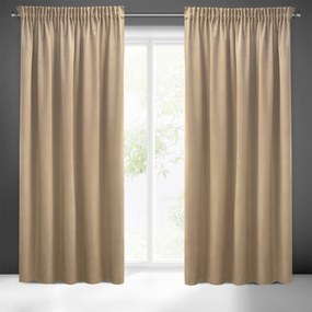 ZATEMŇOVACÍ ZÁVES NA PÁSKE PIERRE CARDIN SIBEL 140X235 CM CAPPUCCINO