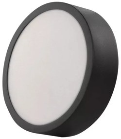 LED Stropné svietidlo LED/12,5W/230V 3000/3500/4000K pr. 17 cm čierna