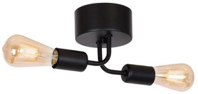 Prisadený luster BRENDA 2xE27/60W/230V čierna