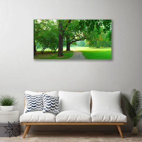Obraz Canvas Chodník stromy príroda 120x60 cm