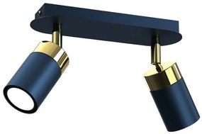 Brilagi - Bodové svietidlo POKER 2xGU10/25W/230V modrá
