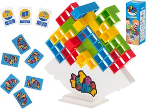 KIK Tetris puzzle – vyvažovacia balančná hra blokov pre deti 5+ | rodinná logická hra