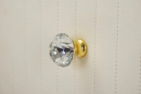 Sada 2 ks odkladacích stolíkov Wedding krémová/zlatá
