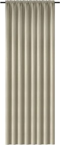 Závěs OXFORD 140x270 cm, světle béžový Zavesenie: Riasiaca páska