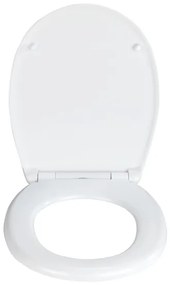 WENKO 24571100-WC sedadlo VORNO NEO 46x37 cm biele/strieborné