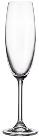 Crystalite Bohemia VÝPREDAJ Crystal Bohemia Poháre na sekt COLIBRI 220 ml