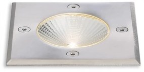 RENDL RIZZ SQ 105 nerez 230V LED 3W 96° IP65 3000K R10436