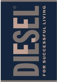 XXXLutz UTERÁK, 95/150 cm, modrá Diesel - Kúpeľňový textil - 004113003001