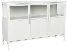 Biela kovová vitrína 35x80 cm Miya – White Label