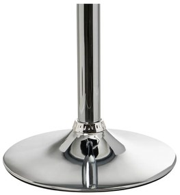 Čierne barové stoličky s nastaviteľnou výškou z imitácie kože v súprave 2 ks (výška sedadla 93 cm) – Casa Selección