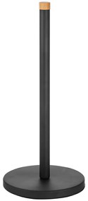 Laveo Oslo, kovový stojan na papierové utierky 150x150x343 mm, čierna-hnedá, LAV-ELD_700A