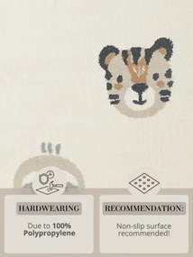 Koberec Hanse Home ADVENTURES TINY ZOO krémový