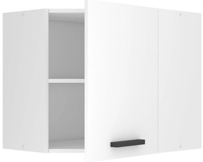 Kuchynská skrinka Belini Premium Full Version horná rohová 60 cm biely mat