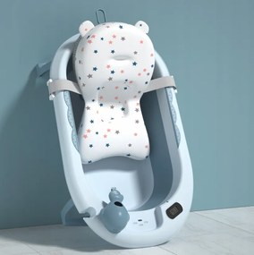 Skladacia detská vanička VAIANA Premium s poduškou - viac farieb modrá