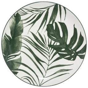 Porcelánový tanier Leafs, (fi) 26 cm, listy, sada 6ks