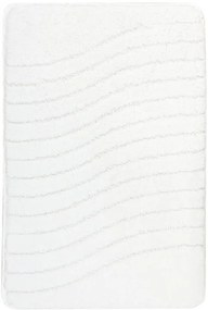 Kúpeľňový koberček Sara biely, vlny