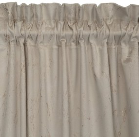 ZATEMŇOVACÍ ZÁVES NA PÁSKE NADIA 140X300 CM BÉŽOVÁ