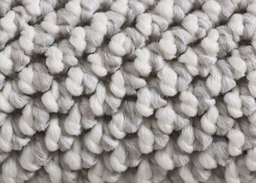 Ayyildiz, Kusový koberec Loom 4300 Silver kruh, 200x200 (priemer) kruh, šedá, obývacia izba