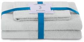 Sada 3 ks ručníků FLOSS klasický styl šedá