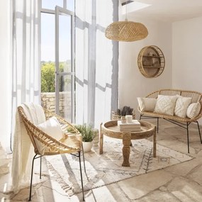 Atmosphera - Luster na lanku BEDDY 1xE27/40W/230V bambus