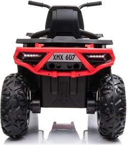 LEAN CARS Elektrická štvorkolka XMX607 LED červená