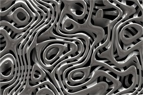 Obraz - Metalická abystrakcia (90x60 cm)